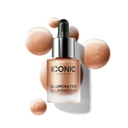 colour_Original (Champagne Shimmer), | Iconic London Illuminator Liquid Highlighter Drops - Original Champagne Shimmer