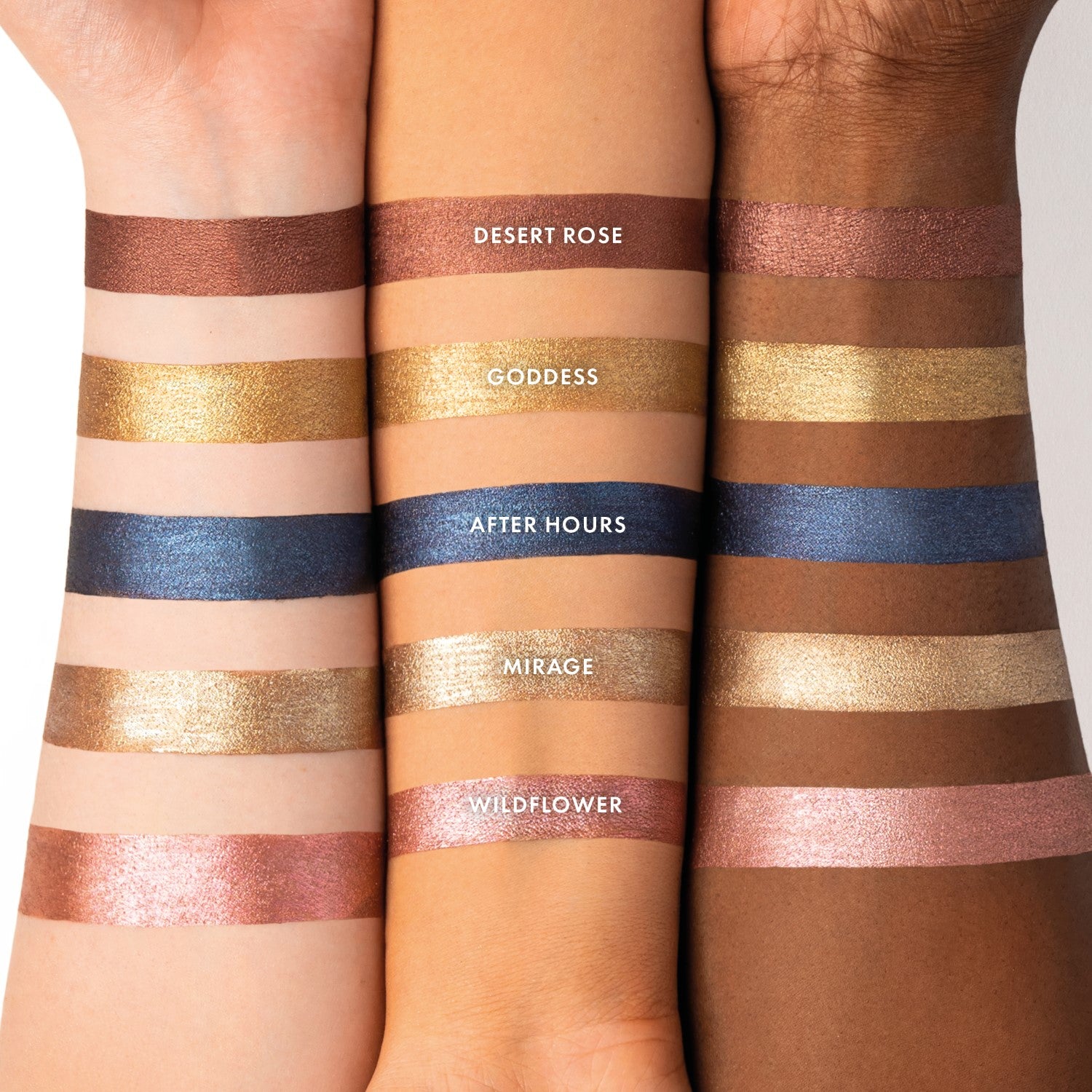 colour_After Hours (Midnight Blue), colour_Desert Rose (Maroon Plum), colour_Mirage (Nude Bronze), colour_Wildflower (True Pink), colour_Goddess (Antique Gold)