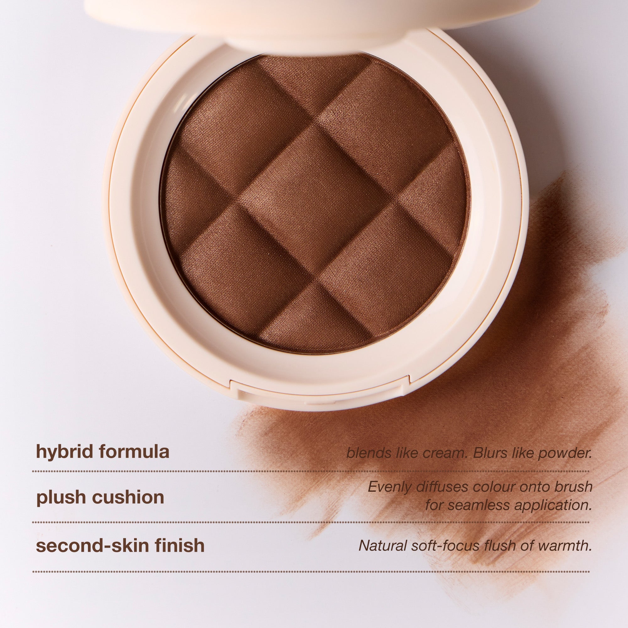 colour_Sun Soaked, | ICONIC London Fridays Buildable Blurring Bronze. Hybrid formula