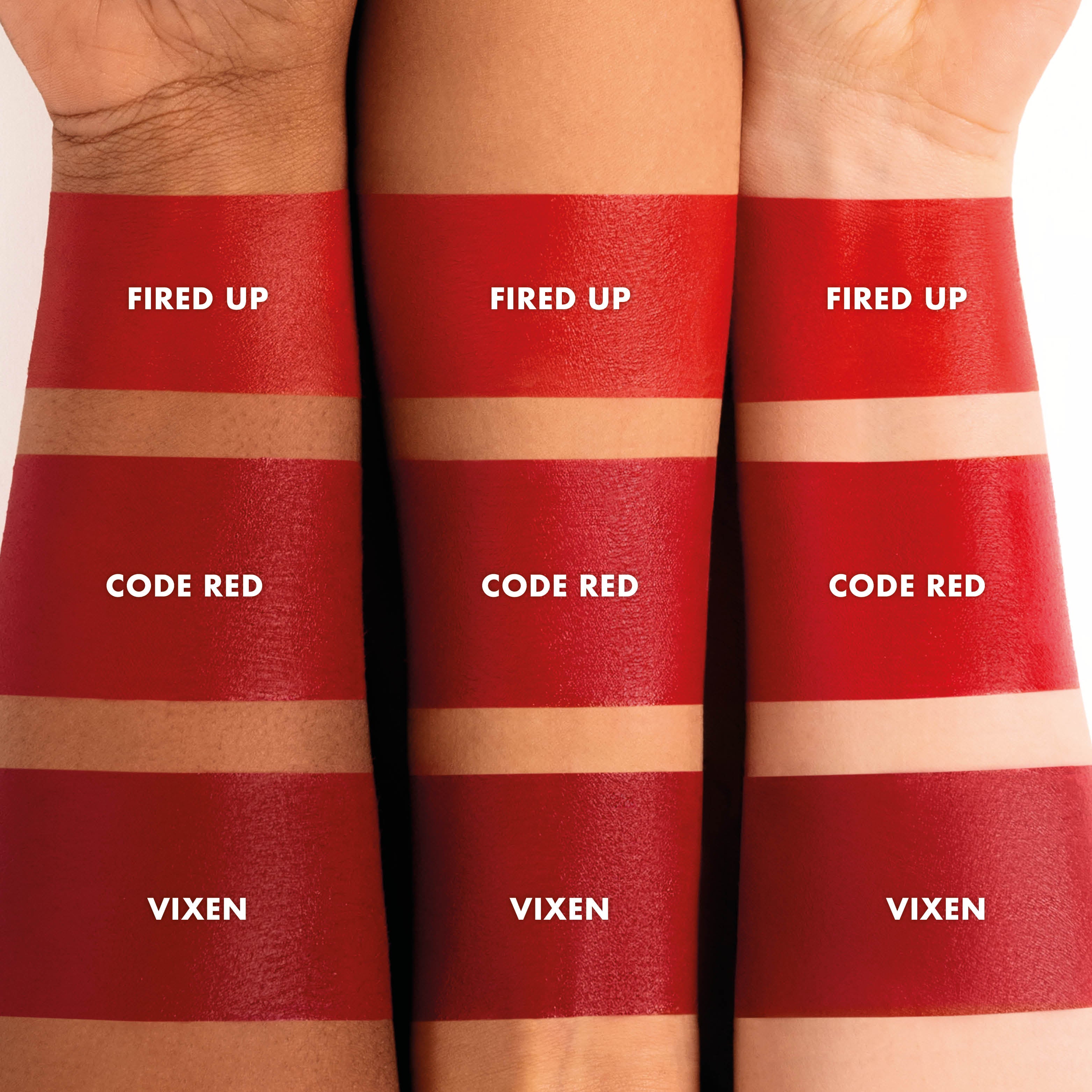 colour_Fired Up, colour_Code Red, colour_Vixen 