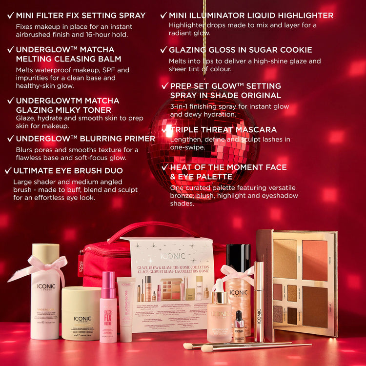 Glaze, Glow & Glam - The ICONIC Collection Gift Set