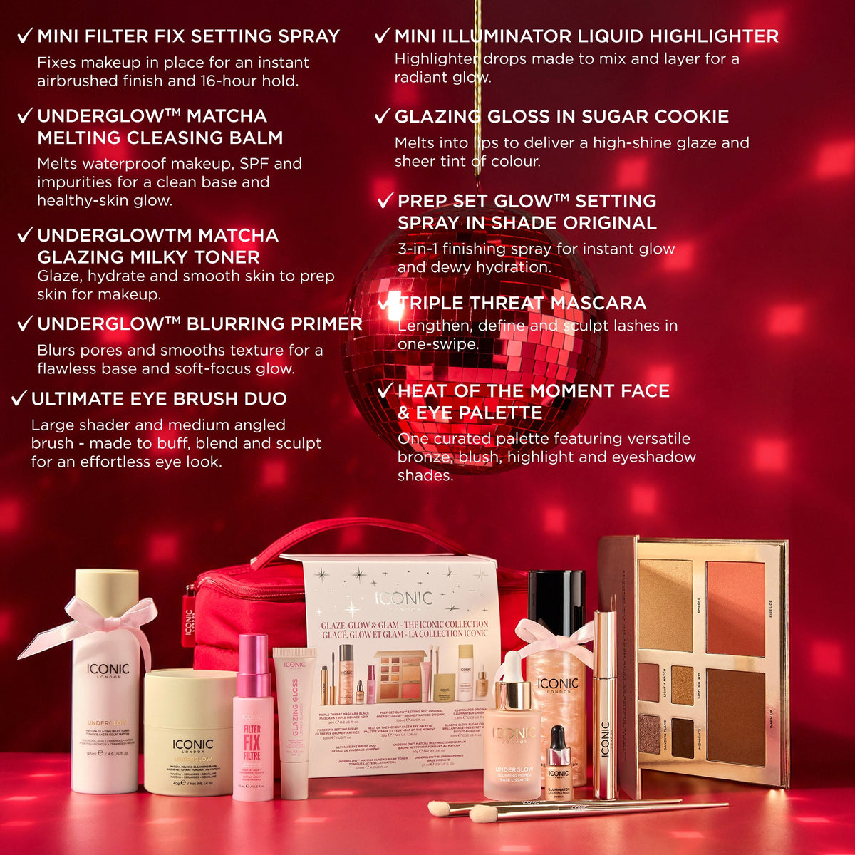 Glaze, Glow & Glam - The ICONIC Collection Gift Set
